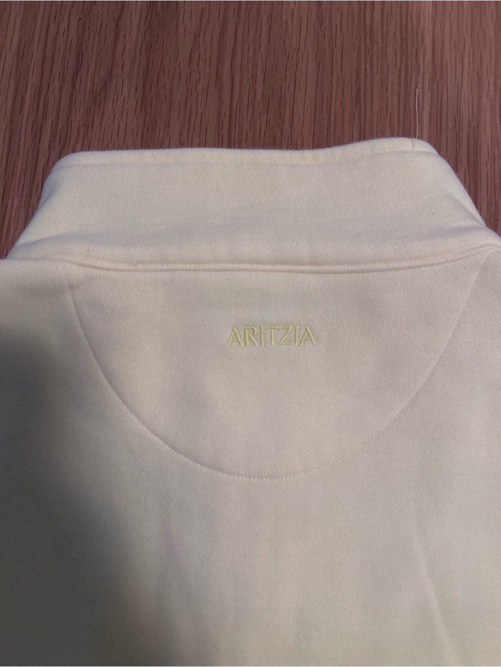 Aritzia Cozy Sweatfleece Boyfriend 1/2 Zip - Lemonade Yellow Size XL NWOT - Picture 6 of 9